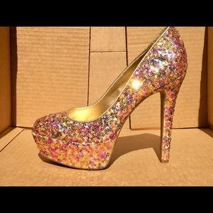 Jessica Simpson Devin2 Platform Heels Size 8B